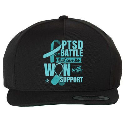 Posttraumatic Stress Disorder Support Ptsd Cool Gift Wool Snapback Cap