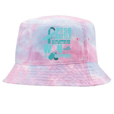 Posttraumatic Stress Disorder Support Ptsd Cool Gift Tie-Dyed Bucket Hat