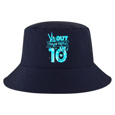 Peaceout Single Digits IM 10 Digits Tie Dye Birthday Girl Cool Comfort Performance Bucket Hat