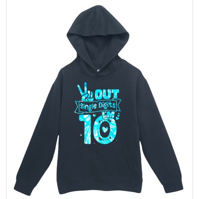 Peaceout Single Digits IM 10 Digits Tie Dye Birthday Girl Urban Pullover Hoodie