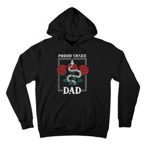 Proud Snake Dad Father Owner Animals Pet Rattlesnake Gift Hoodie