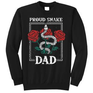 Proud Snake Dad Father Owner Animals Pet Rattlesnake Gift Sweatshirt