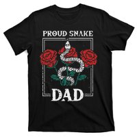 Proud Snake Dad Father Owner Animals Pet Rattlesnake Gift T-Shirt