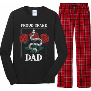 Proud Snake Dad Father Owner Animals Pet Rattlesnake Gift Long Sleeve Pajama Set