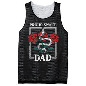 Proud Snake Dad Father Owner Animals Pet Rattlesnake Gift Mesh Reversible Basketball Jersey Tank