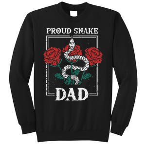 Proud Snake Dad Father Owner Animals Pet Rattlesnake Gift Tall Sweatshirt