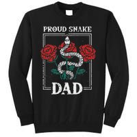 Proud Snake Dad Father Owner Animals Pet Rattlesnake Gift Tall Sweatshirt