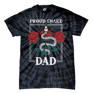 Proud Snake Dad Father Owner Animals Pet Rattlesnake Gift Tie-Dye T-Shirt