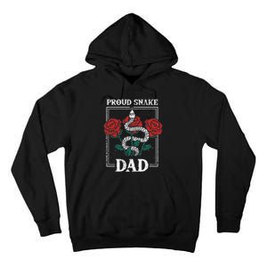 Proud Snake Dad Father Owner Animals Pet Rattlesnake Gift Tall Hoodie