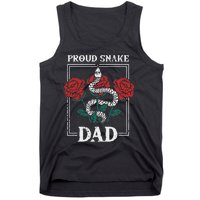 Proud Snake Dad Father Owner Animals Pet Rattlesnake Gift Tank Top