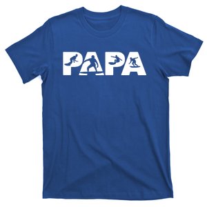 Papa Surf Dad Funny Papa Surfing Fathers Day Funny Gift T-Shirt