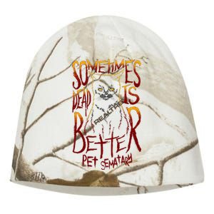 Pet Semetary Dead Is Better Kati - Camo Knit Beanie