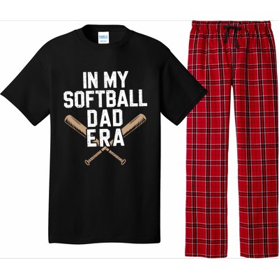 Proud Softball Dad Softball Team Dad In My Softball Dad Era Gift Pajama Set