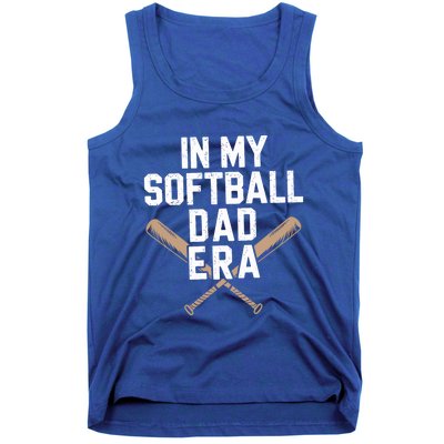 Proud Softball Dad Softball Team Dad In My Softball Dad Era Gift Tank Top