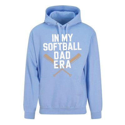 Proud Softball Dad Softball Team Dad In My Softball Dad Era Gift Unisex Surf Hoodie