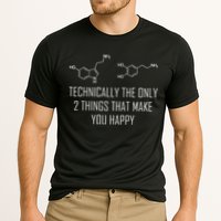 Psychology Serotonin Dopamine Chemical Formula Psychologist Performance Shirt