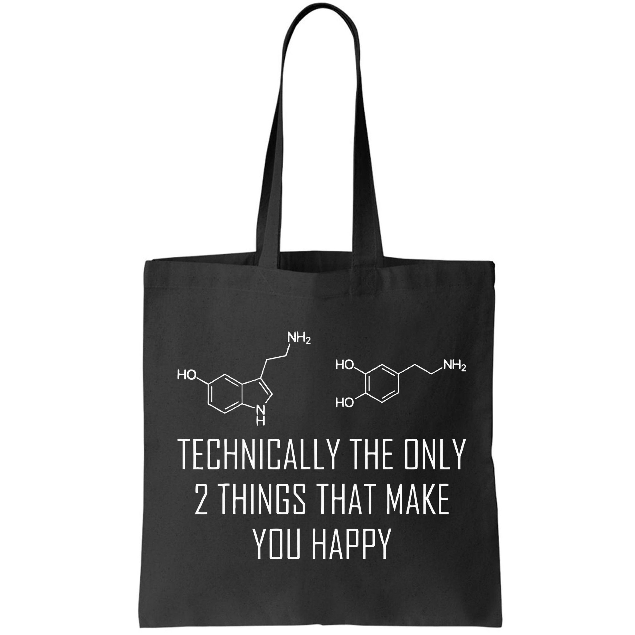Psychology Serotonin Dopamine Chemical Formula Psychologist Bag