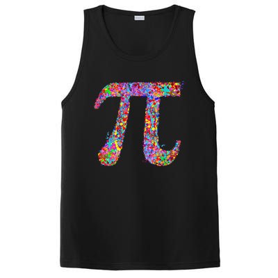 Pi Symbol Drip Art Gift PosiCharge Competitor Tank