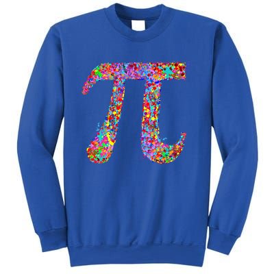 Pi Symbol Drip Art Gift Sweatshirt