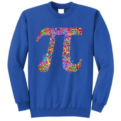 Pi Symbol Drip Art Gift Tall Sweatshirt