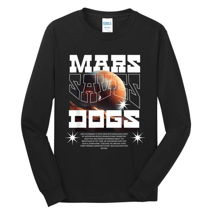 Planet Saves Dogs Tall Long Sleeve T-Shirt