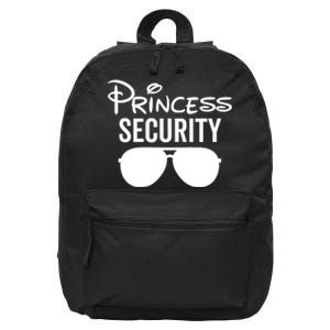 Princess Security Dad Boyfriend Husband Pregnancy 16 in Basic Backpack