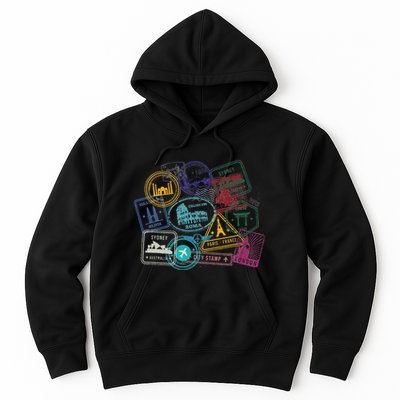 Passport Stamps Edition Travel Hoodie