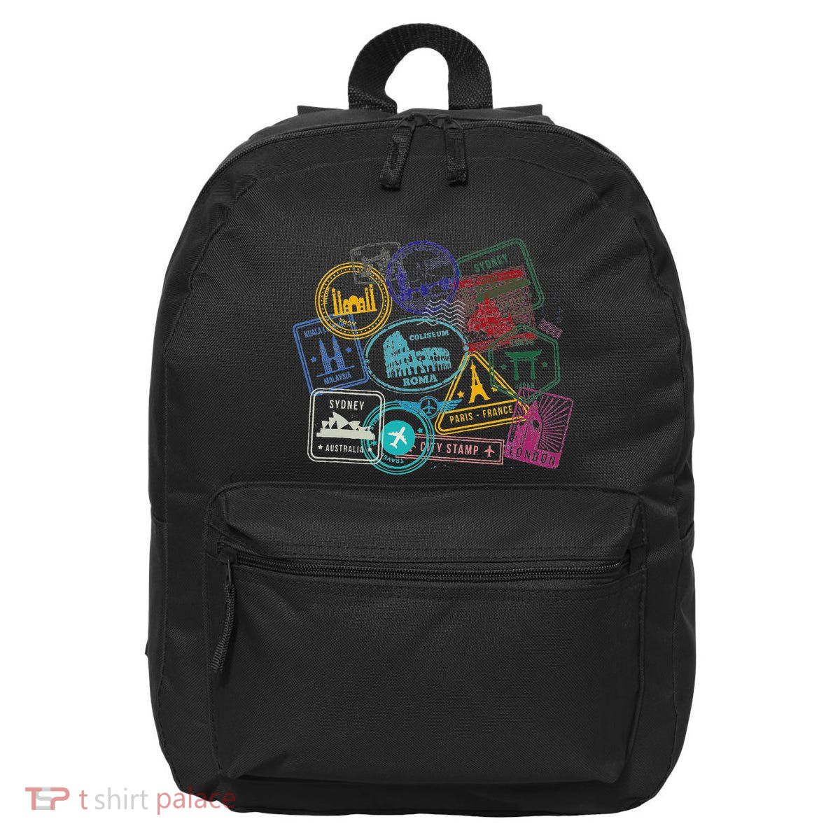 Passport Stamps Edition Travel 16 in Basic Backpack