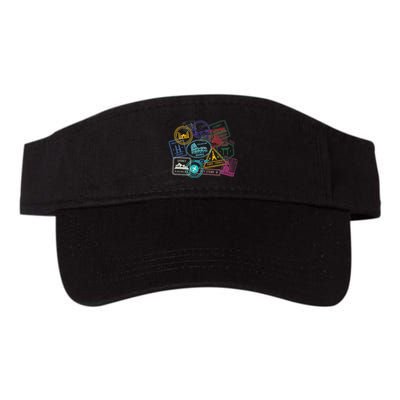 Passport Stamps Edition Travel Visor