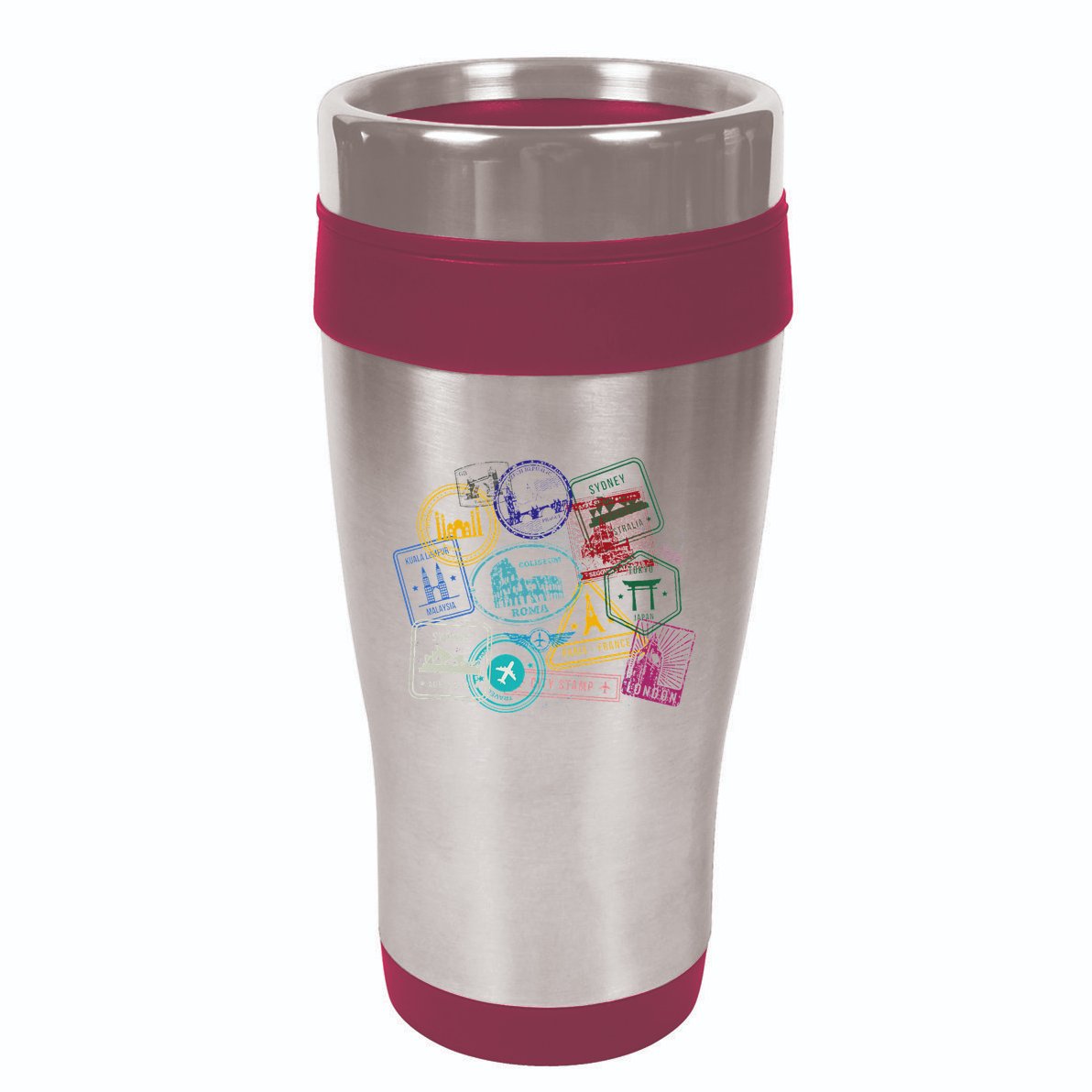 Passport Stamps Edition Travel 16oz Travel Tumbler