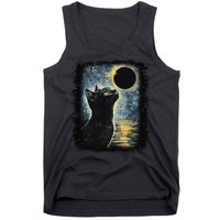 Partial Solar Eclipse For Cat Lover Tank Top