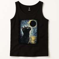 Partial Solar Eclipse For Cat Lover Tank Top