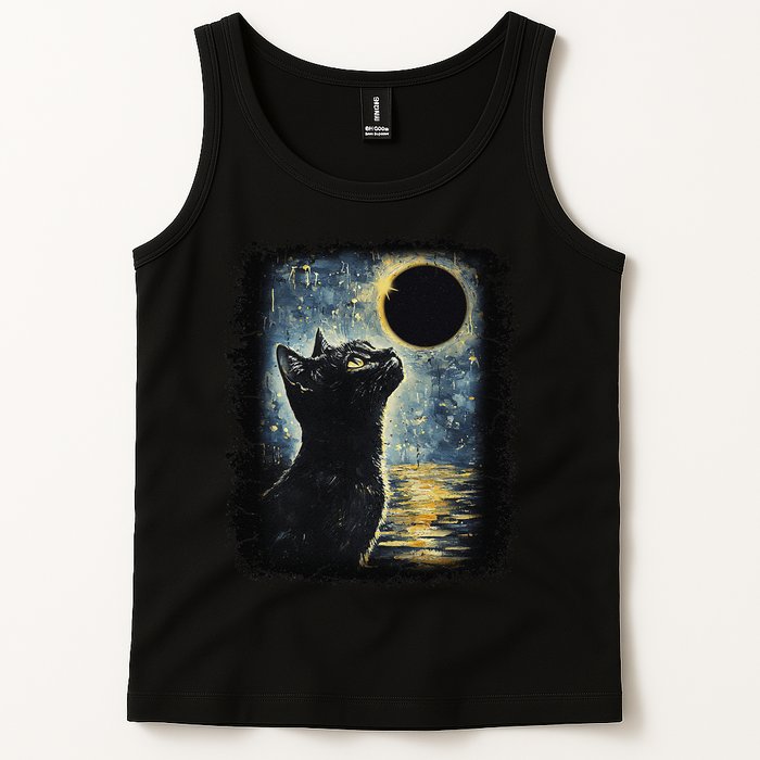 Partial Solar Eclipse For Cat Lover Tank Top