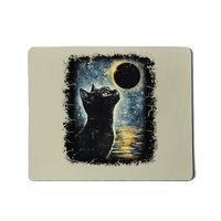 Partial Solar Eclipse For Cat Lover Mousepad