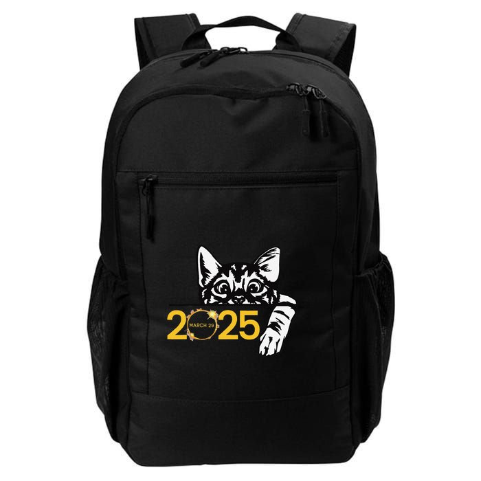 Partial Solar Eclipse March 29 2025 Solar Eclipse 2025 Cat Daily Commute Backpack