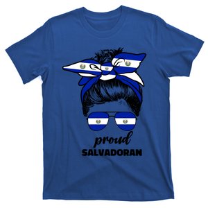 Proud Salvadoran El Salvador Flag Salvadorian Funny Gift T-Shirt