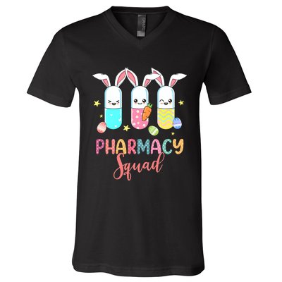 Pharmacy Squad Easter Day Nurse V-Neck T-Shirt