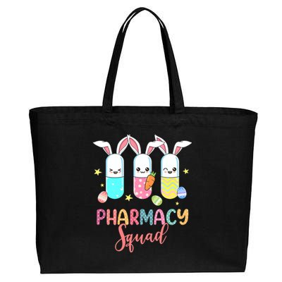 Pharmacy Squad Easter Day Nurse Cotton Canvas Jumbo Tote