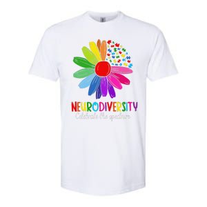 Puzzle Sunflower Embrace Neurodiversity Spectrum Autism Gift Softstyle CVC T-Shirt