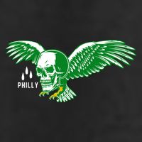 Philly Skull Eagle 7 Panel Mesh Trucker Snapback Hat