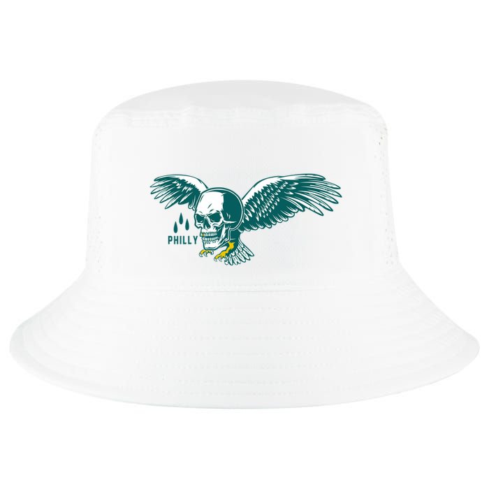 Philly Skull Eagle Cool Comfort Performance Bucket Hat