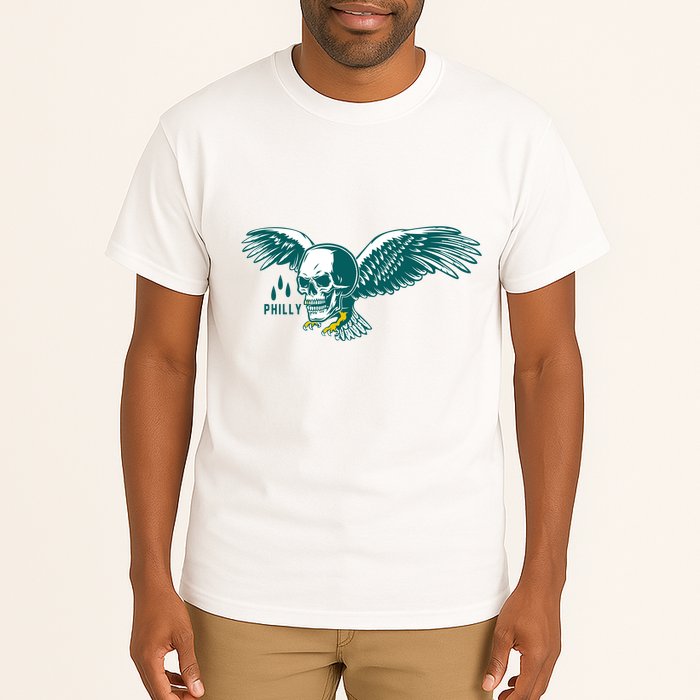 Philly Skull Eagle Tall T-Shirt