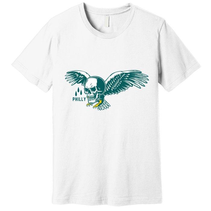 Philly Skull Eagle Premium T-Shirt