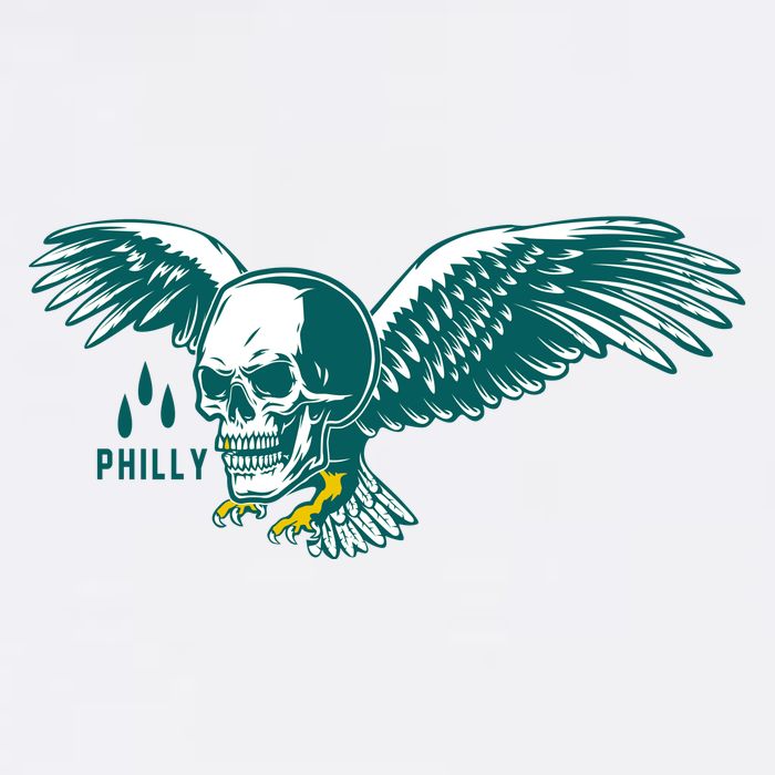 Philly Skull Eagle Premium T-Shirt