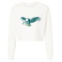 Philly Skull Eagle Cropped Pullover Crew