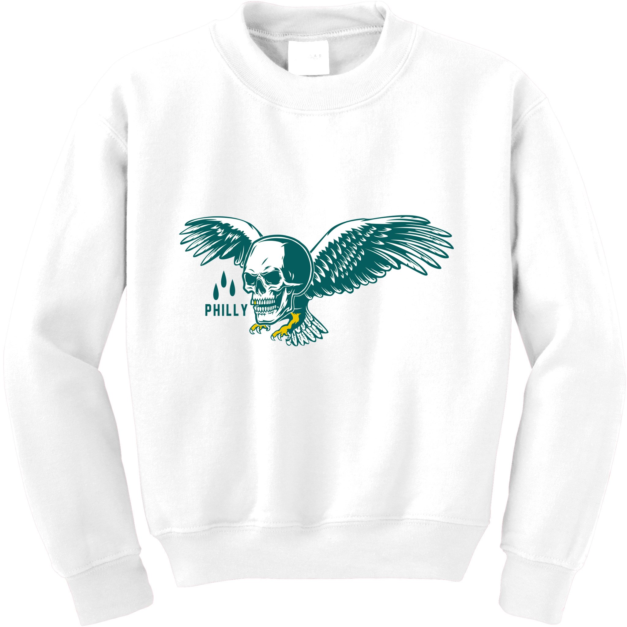 Philly Skull Eagle Kids Sweatshirt