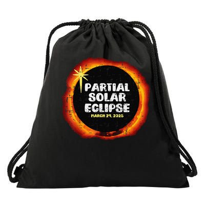 Partial Solar Eclipse March 29th 2025 Lunar Eclipse 2025 Drawstring Bag