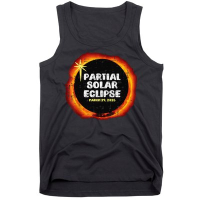 Partial Solar Eclipse March 29th 2025 Lunar Eclipse 2025 Tank Top