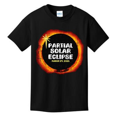 Partial Solar Eclipse March 29th 2025 Lunar Eclipse 2025 Kids T-Shirt