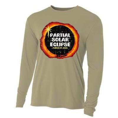 Partial Solar Eclipse March 29th 2025 Lunar Eclipse 2025 Cooling Performance Long Sleeve Crew